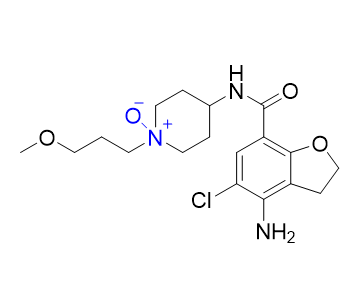 普芦卡必利杂质05,4-(4-amino-5-chloro-2,3-dihydrobenzofuran-7-carboxamido)-1-(3-methoxypropyl)piperidine 1-oxide