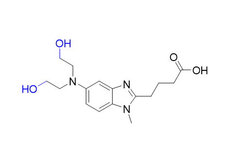 苯达莫司汀杂质01,4-{5-[Bis(2-hydroxyethyl)amino]-1-methyl-1H-benzimidazol-2-yl}butanoic acid