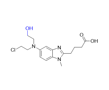 苯达莫司汀杂质04,4-(5-((2-chloroethyl)(2-hydroxyethyl)amino)-1-methyl-1H-benzo[d]imidazol-2-yl)butanoic acid