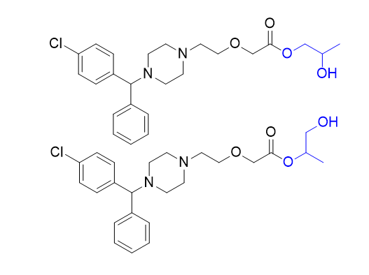 西替利嗪雜質(zhì)01,2-hydroxypropyl 2-(2-(4-((4-chlorophenyl)(phenyl)methyl) piperazin-1-yl)ethoxy)acetate