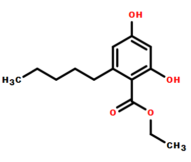2,4-二羟基-6-戊基苯甲酸乙酯,Ethyl2,4-dihydroxy-6-pentylbenzoate