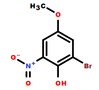 2-溴-4-甲氧基-6-硝基苯酚,2-bromo-4-methoxy-6-nitrophenol