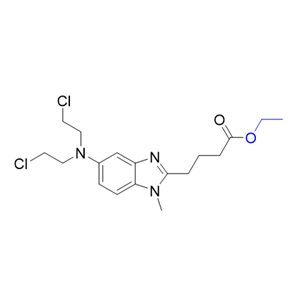 苯达莫司汀杂质07,Ethyl 4-{5-[bis(2-chloroethyl)amino]-1-methyl-1H-benzimidazol-2-yl}butanoate