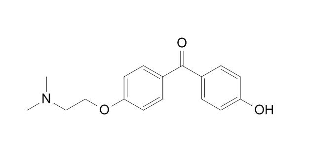 (4-(2-(dimethylamino)ethoxy)phenyl)(4-hydroxyphenyl)methanone,(4-(2-(dimethylamino)ethoxy)phenyl)(4-hydroxyphenyl)methanone