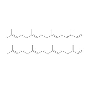 维生素K2杂质04,mixture of (6E,10E)-3,7,11,15-tetramethylhexadeca-1,3,6,10,14-pentaene & (6E,10E)-7,11,15-trimethyl-3-methylenehexadeca-1,6,10,14-tetraene