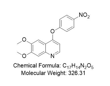 卡博替尼杂质03,6,7-dimethoxy-4-(4-nitrophenoxy)quinoline