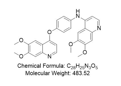 卡博替尼杂质04,N-(4-((6,7-dimethoxyquinolin-4-yl)oxy)phenyl)-6,7-dimethoxyquinolin-4-amine