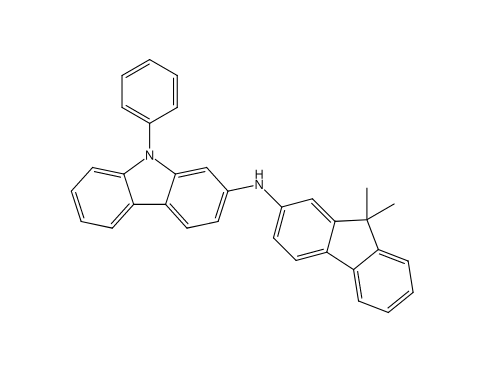 N-(9,9-二甲基-9H-芴-2-基)-9-苯基-9H-咔唑-2-胺,N-(9,9-Dimethyl-9H-fluoren-2-yl)-9-phenyl-9H-carbazol-2-amine