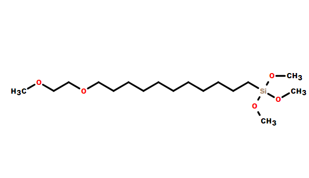 3,3-二甲氧基-2,15,18-三氧杂-3-硅烷十一烷,11-(2-METHOXYETHOXY)UNDECYLTRIMETHOXYSLANE