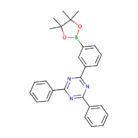 2,4-二苯基-6-[3-(4,4,5,5-四甲基-1,3,2-二氧杂环戊硼烷-2-基)苯基]-1,3,5-三嗪,2,4-Diphenyl-6-[3-(4,4,5,5-tetramethyl-1,3,2-dioxaborolan-2-yl)phenyl]-1,3,5-triazine