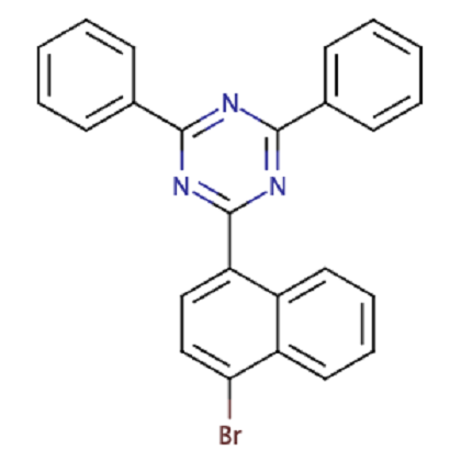 2-(4-溴-1-萘基)-4,6-二苯基-1,3,5-三嗪,2-(4-bromo-1-naphthalenyl)-4,6-diphenyl-1,3,5-Triazine
