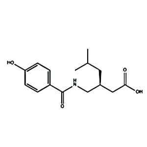(S)-3-(4羟基苯甲酸氨基) 5甲基己酸；普瑞巴林杂质,Pregabalin Impurity