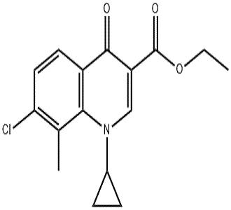 奥泽沙星中间体A,ethyl 7-chloro-8-methyl-4-oxo-1,4-dihydroquinoline-3-carboxylate