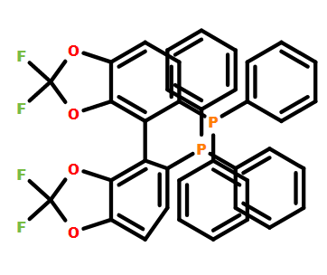 (S)-5,5'-双(二苯基磷)-四氟-二-1,3-苯二氧杂环,(S)-5,5'-Bis(diphenylphosphino)-2,2,2',2'-tetrafluoro-4,4'-bi-1,3-benzodioxole[(S)-DIFLUORPHOS]