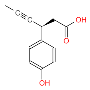 (3S)-3-(4-羟苯基)-4-已炔酸