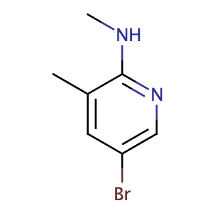奥泽沙星中间体B,5-broMo-N,3-diMethylpyridin-2-aMine