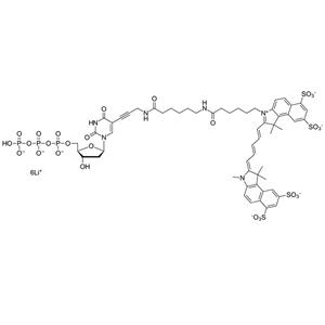 磺酸基Cy5.5 脱氧尿苷三磷酸,Sulfo-Cyanine5.5 dUTP