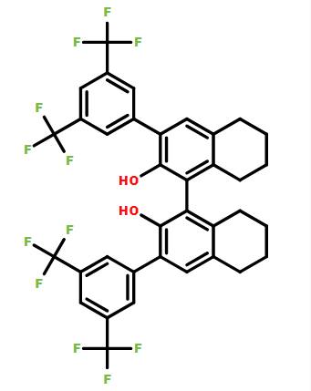 (R)-3,3'-双3,5-双((三氟甲基)苯基)-5,5',6,6',7,7',8,8'-八氢-1,1'-联-2,2'-萘酚,(R)-3,3'-Bis3,5-bis(trifluoromethyl)phenyl)-5,5',6,6',7,7',8,8'-octahydro-1,1'-bi-2,2'-naphthol