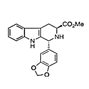 反式咔啉鹽酸鹽,(1R,3S)-1-(1,3-Benzodioxol-5-yl)-2,3,4,9-tetrahydro-1H-pyrido[3,4-b]indole-3-carboxylic Acid Methyl Ester