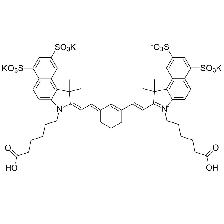 磺酸基Cy7.5-二羧酸,Sulfo-Cyanine7.5 dicarboxylic acid;Sulfo-Cy7.5 dicarboxylic acid