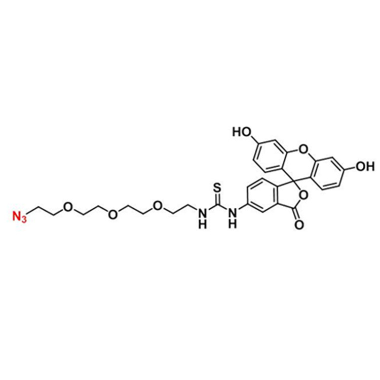 5-荧光素-三聚乙二醇-叠氮,5-FITC-PEG3-azide;Fluorescein-PEG3-N3