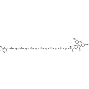 5-羧基荧光素-十二聚乙二醇-活性酯；5-羧基荧光素-十二聚乙二醇-琥珀酰亚胺酯