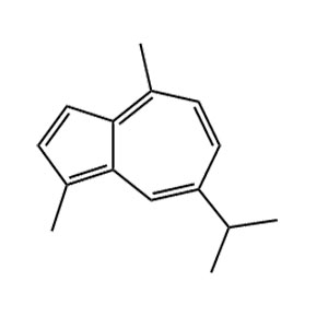 1,4-二甲基-7-異丙基薁,Guaiazulene