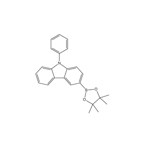 3-硼酸频哪醇酯-9-苯基咔唑,3-(4,4,5,5-Tetramethyl-1,3,2-dioxaborolan-2-yl)-9-phenylcarbazole