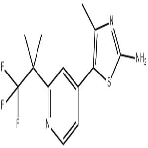 4-甲基-5-(2-(1,1,1-三氟-2-甲基丙-2-基)吡啶-4-基)噻唑-2-胺