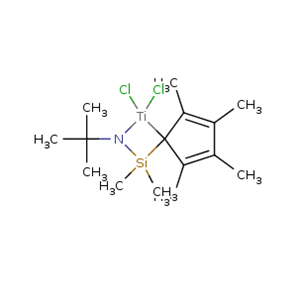 二氯[η(5):η(1)-N-二甲基(四甲基环戊二烯基)硅基(叔丁基)酰胺]钛