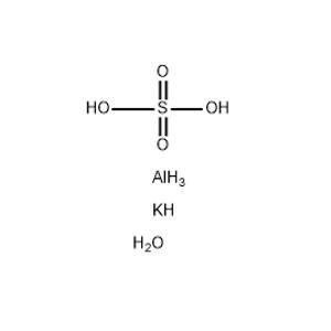 硫酸铝钾,Aluminum potassium sulfate dodecahydrate