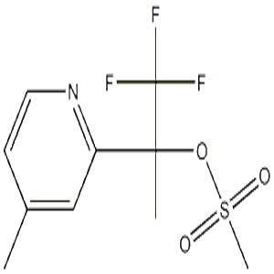 1,1,1-三氟-2-(4-甲基吡啶-2-基)丙-2-基甲磺酸酯