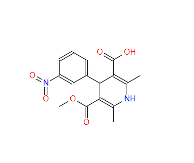 2,6-二甲基-5-甲氧基羰基-4-(3-硝基苯)-1,4-二氢吡啶-3-甲酸