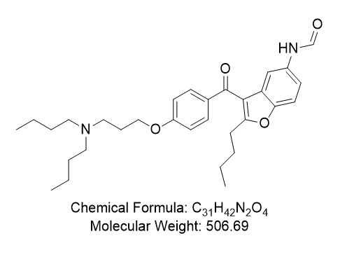 决萘达隆杂质08,N-[2-Butyl-3-[4-[3-(dibutylamino)propoxy]benzoyl]-5-benzofuranyl]formamide