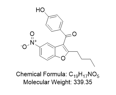 决萘达隆杂质10,(2-Butyl-5-nitrobenzofuran-3-yl)(4-hydroxyphenyl)methanone