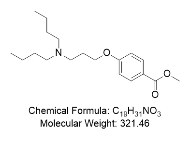 决萘达隆杂质16,methyl 4-(3-(dibutylamino)propoxy)benzoate