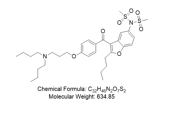 决萘达隆杂质17,N-(2-butyl-3-(4-(3-(dibutylamino)propoxy)-benzoyl)benzofuran-5-yl)-N-(methylsulfonyl)methanesulfonamide