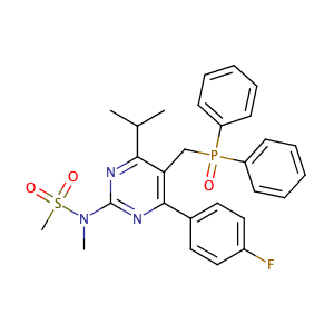 N-[5-(二苯基膦酰甲基)-4-(4-氟苯基)-6-异丙基嘧啶-2-基]-N-甲基甲磺酰胺