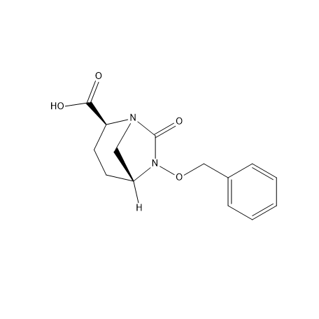 (1R,2S,5R)-6-(苄氧基)-7-氧代-1,6-二氮杂双环[3.2.1]辛烷-2-羧酸,(2S,5R)-6-(benzyloxy)-7-oxo-1,6-diazabicyclo[3.2.1]octane-2-carboxylic acid