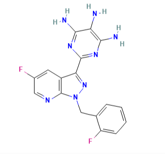 2-(5-氟-1-(2-氟芐基)-1H-吡唑并[3,4-B]吡啶-3-基)嘧啶-4,5,6-三胺,2-[5-fluoro-1-(2-fluorobenzyl)-1H-pyrazolo[3,4-b]pyridin-3-yl]pyrimidine-4,5,6-triamine