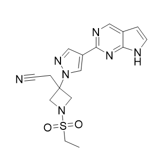 巴瑞克替尼杂质07,2-(3-(4-(7H-pyrrolo[2,3-d]pyrimidin-2-yl)-1H-pyrazol-1-yl)-1-(ethylsulfonyl)azetidin-3-yl)acetonitrile