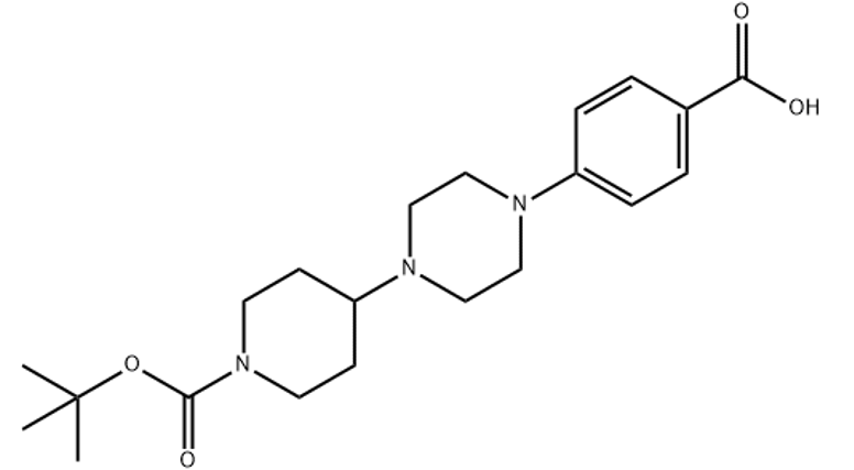 1-Piperidinecarboxylic acid, 4-[4-(4-carboxyphenyl)-1-piperazinyl]-, 1-(1,1-dimethylethyl) ester,1-Piperidinecarboxylic acid, 4-[4-(4-carboxyphenyl)-1-piperazinyl]-, 1-(1,1-dimethylethyl) ester