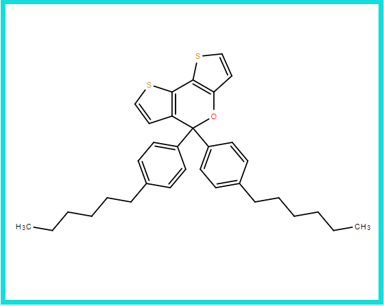 5H-二噻吩并[3,2-b:2',3'-d]吡喃，5,5-双(4-己基苯基)-,5H-Dithieno[3,2-b:2',3'-d]pyran, 5,5-bis(4-hexylphenyl)-