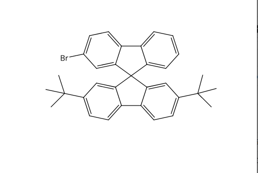 2′-溴-2,7-二叔丁基-9,9′-螺二[9H-芴],2′-Bromo-2,7-di-tert-butyl-9,9′-spirobi[9H-fluorene]