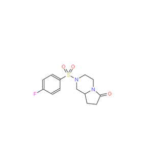 2-[(4-氟苯基)磺?；鵠六氫吡咯并[1,2-A]吡嗪-6(2H)-酮