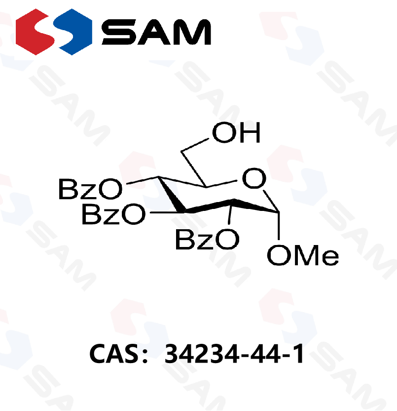 甲基 2,3,4-三-O-苯甲酰基-α-D-吡喃葡萄糖苷,Methyl 2,3,4-Tri-O-benzoyl-α-D-glucopyranoside