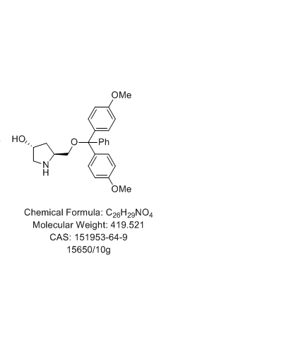 (3R,5S)-5-{[双(4-甲氧基苯基)(苯基)甲氧基]甲基}吡咯烷-3-醇,(3R,5S)-5-{[bis(4-methoxyphenyl)(phenyl)methoxy]methyl}pyrrolidin-3-ol