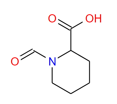 1-甲酰基-2-哌啶羧酸,2-Piperidinecarboxylic acid, 1-formyl- (9CI)