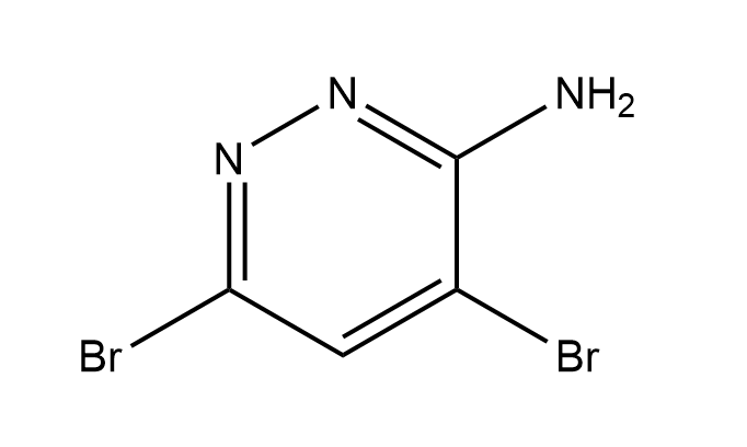 4,6-二溴哒嗪-3-胺,4,6-Dibromopyridazin-3-amine