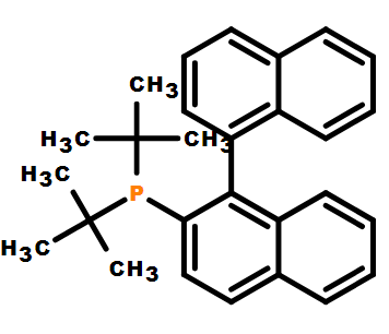 2-(二叔丁基磷)-1,1'-联萘,2-(Di-tert-butylphosphino)-1,1'-binaphthyl